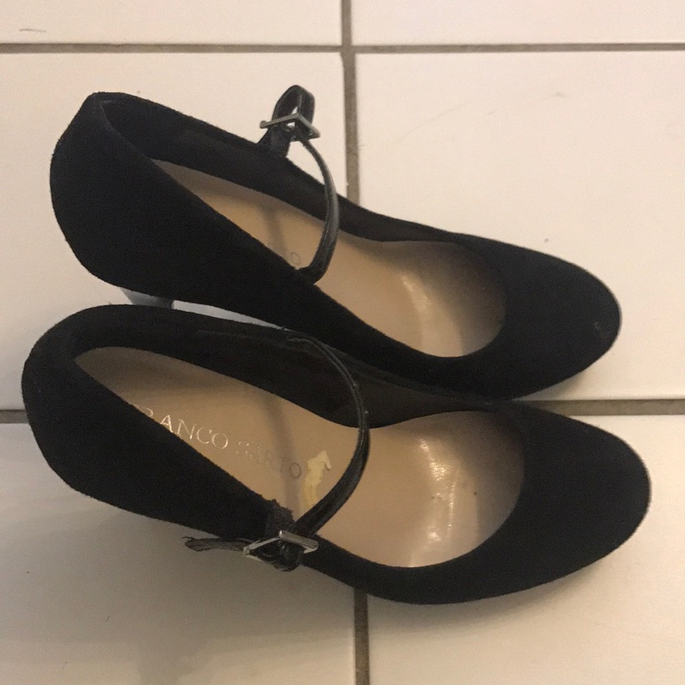 Vintage Lightly Worn Franco Sarto Heel Black